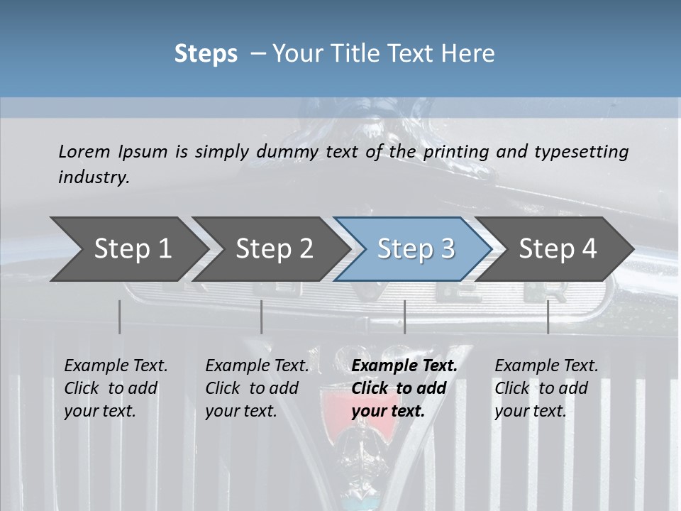 White Hand Senior PowerPoint Template