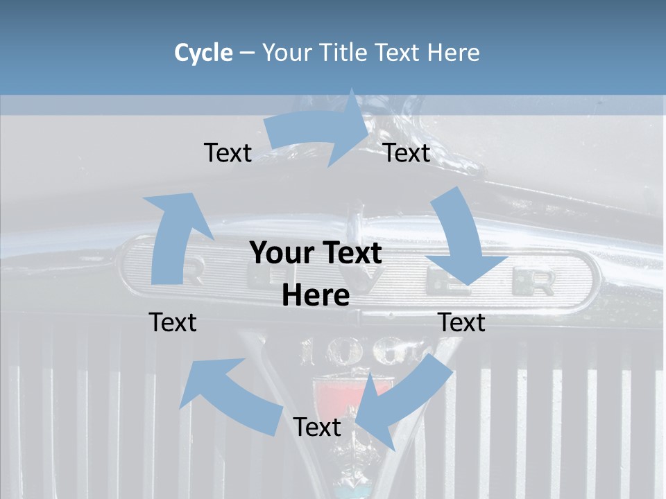 White Hand Senior PowerPoint Template