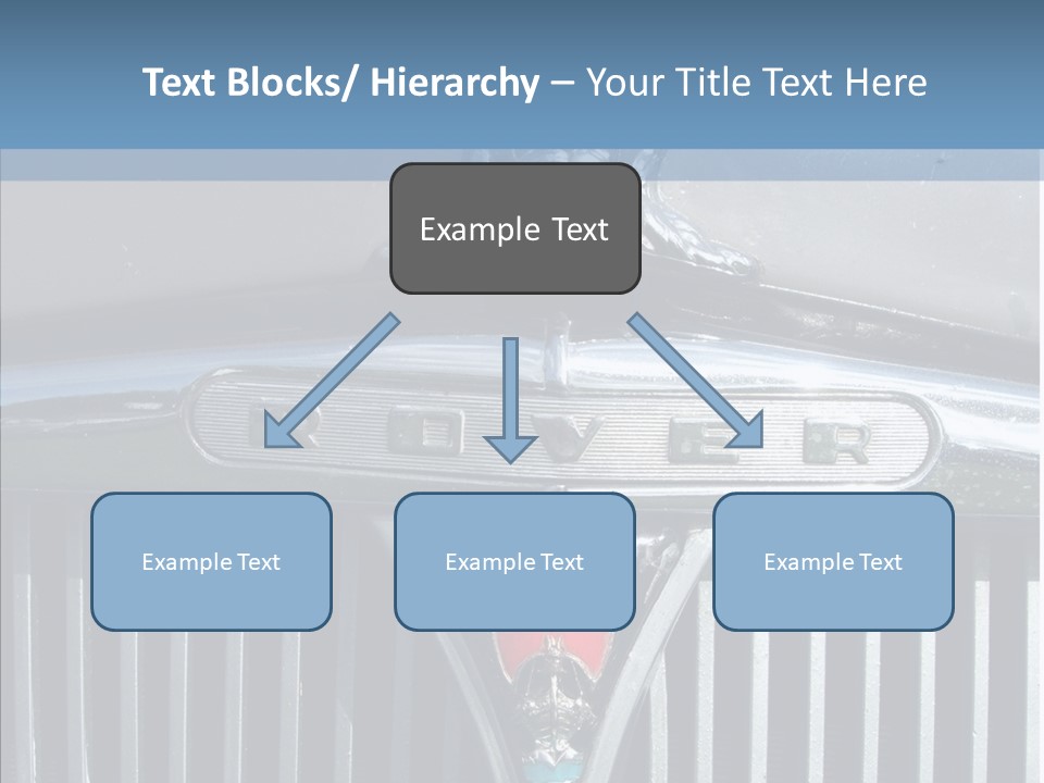 White Hand Senior PowerPoint Template