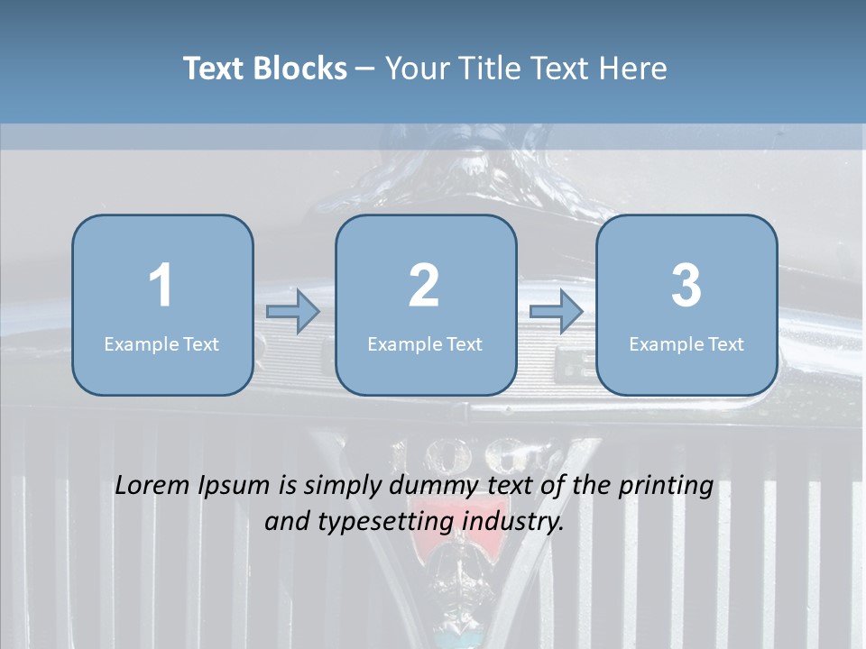 White Hand Senior PowerPoint Template