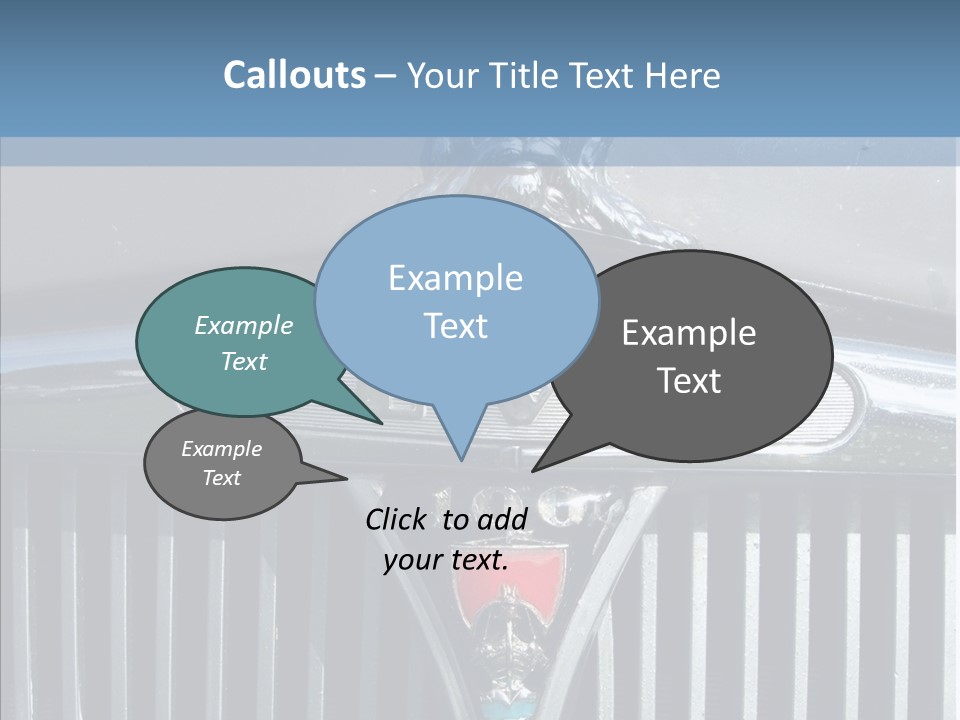 White Hand Senior PowerPoint Template