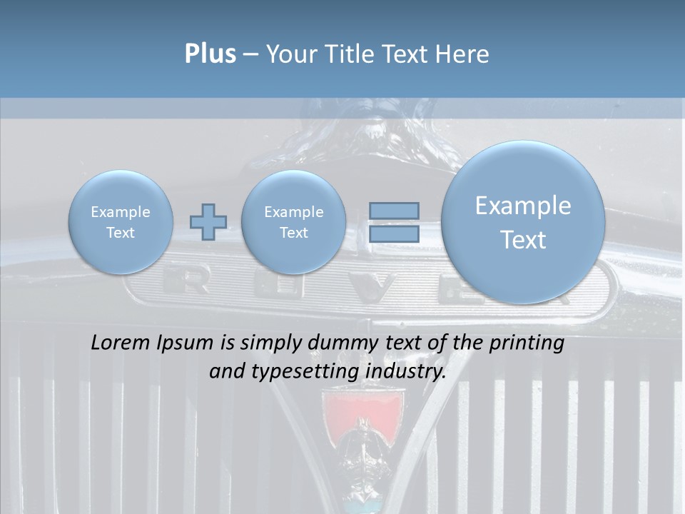 White Hand Senior PowerPoint Template