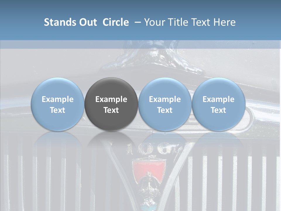 White Hand Senior PowerPoint Template