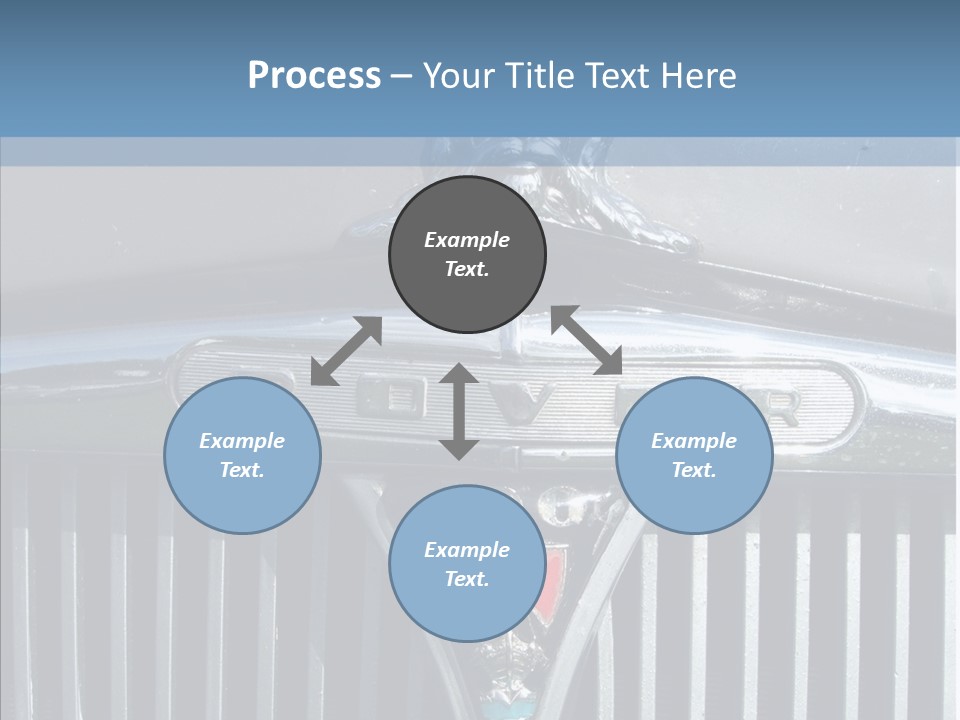White Hand Senior PowerPoint Template