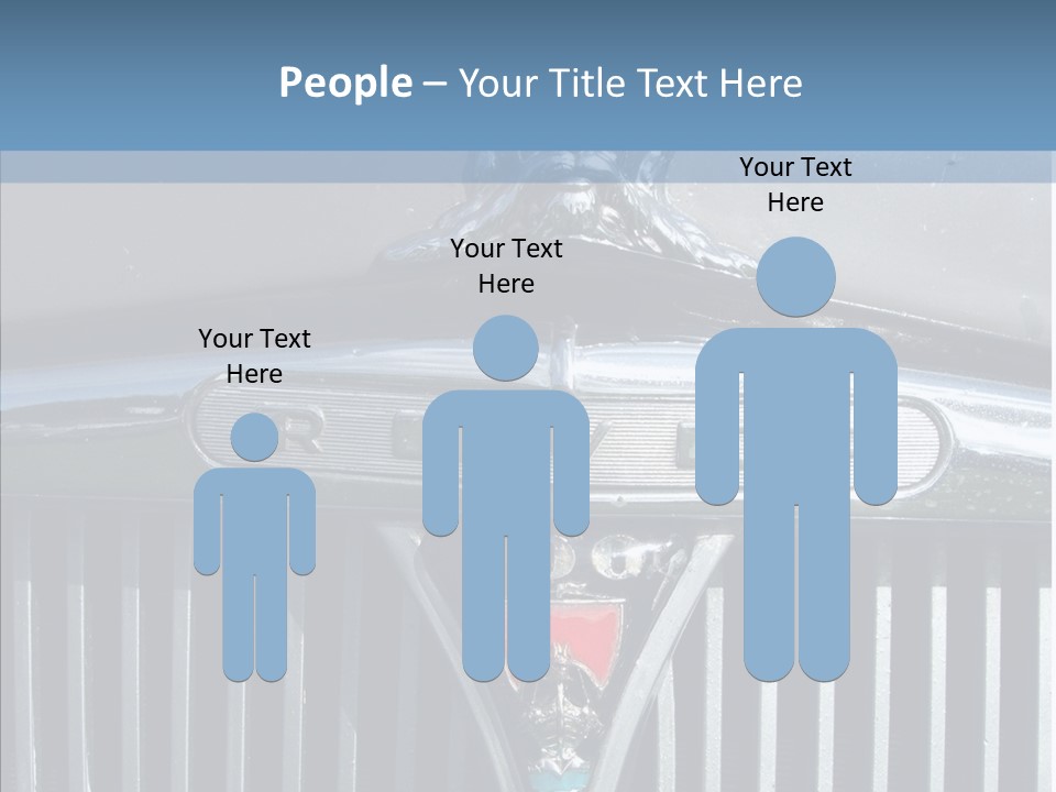 White Hand Senior PowerPoint Template