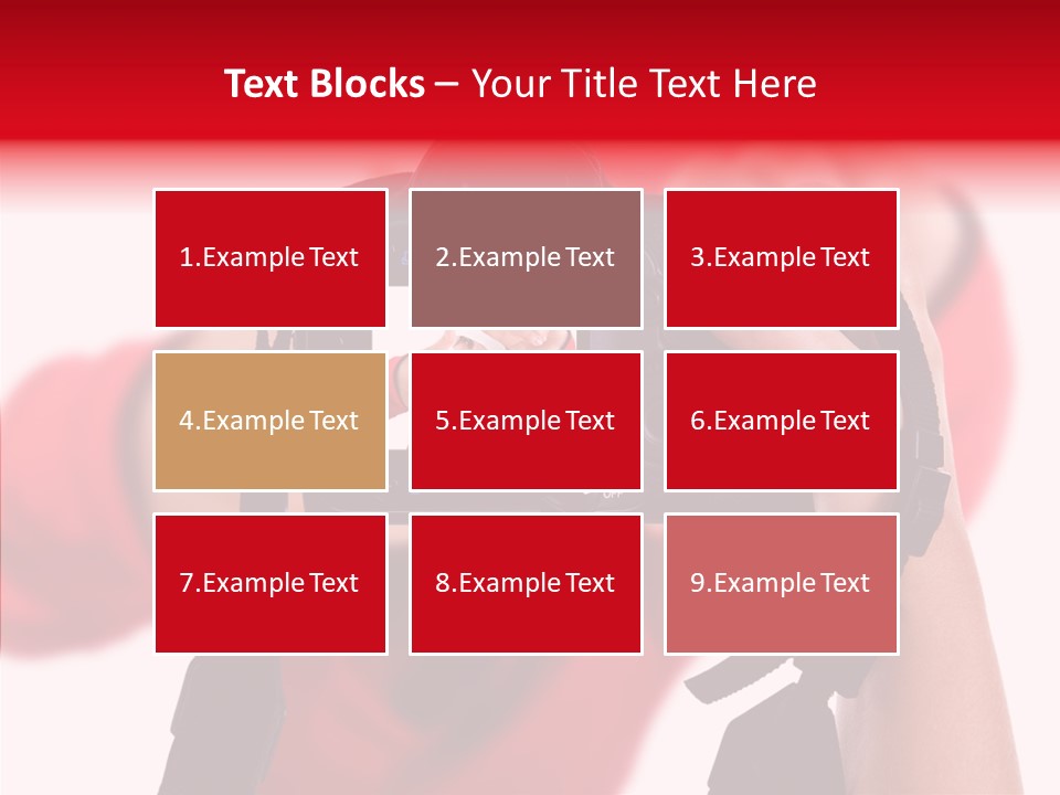 Senior  White Human PowerPoint Template