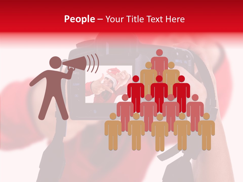 Senior  White Human PowerPoint Template