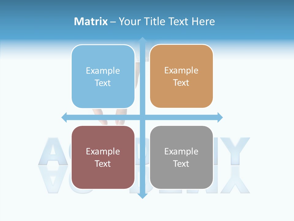 Touching Grandmother Women PowerPoint Template