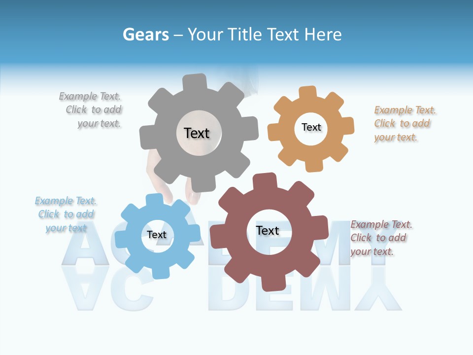 Touching Grandmother Women PowerPoint Template