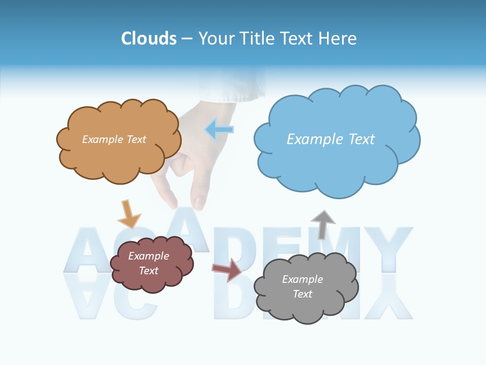 Touching Grandmother Women PowerPoint Template