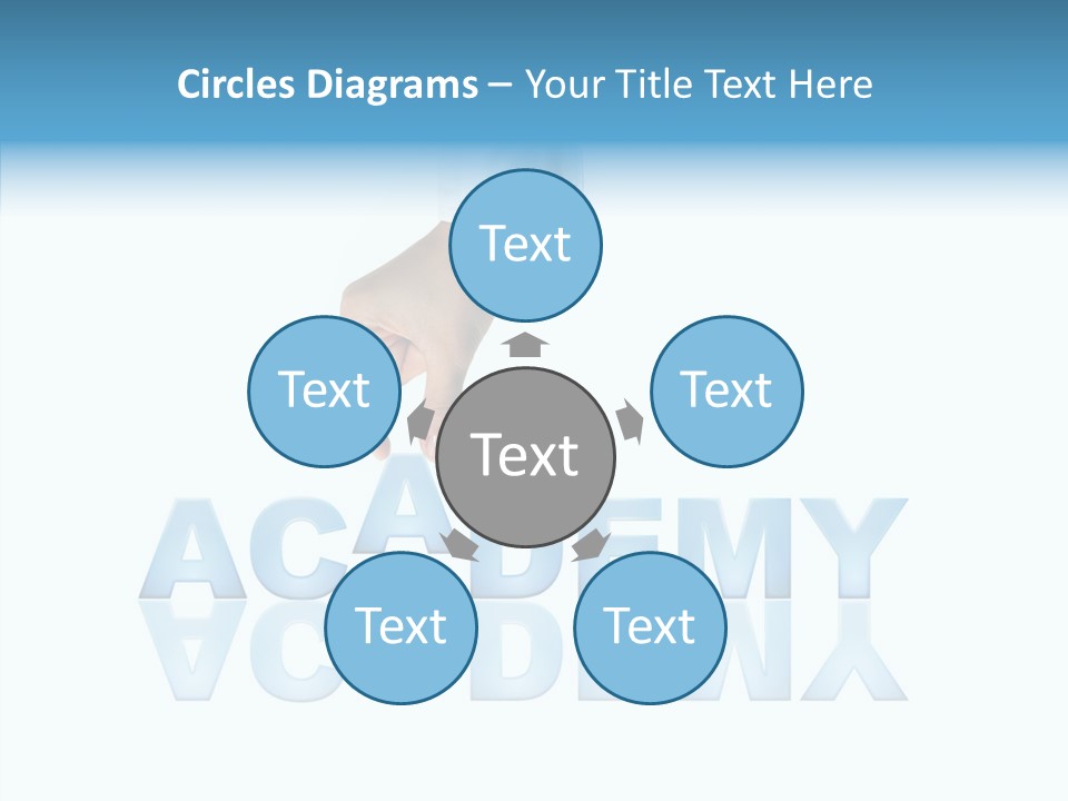 Touching Grandmother Women PowerPoint Template