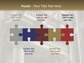 Female Old Elder PowerPoint Template