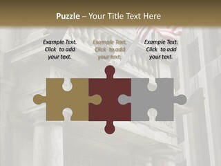 Female Old Elder PowerPoint Template