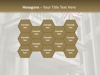 Female Old Elder PowerPoint Template