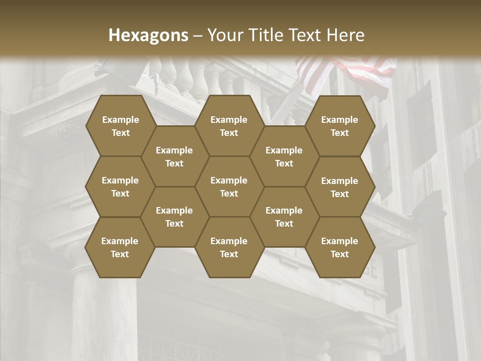 Female Old Elder PowerPoint Template