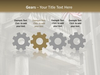 Female Old Elder PowerPoint Template