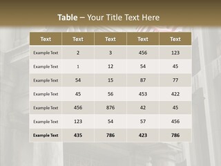 Female Old Elder PowerPoint Template