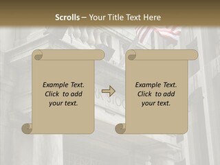 Female Old Elder PowerPoint Template