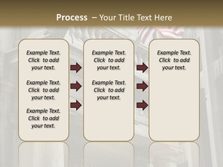 Female Old Elder PowerPoint Template