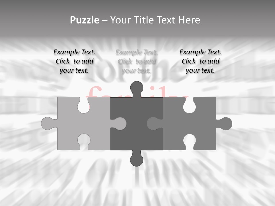 Assistance  White Background PowerPoint Template