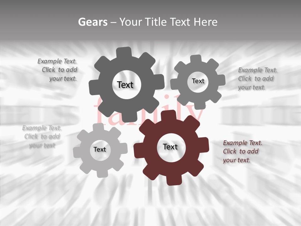 Assistance  White Background PowerPoint Template