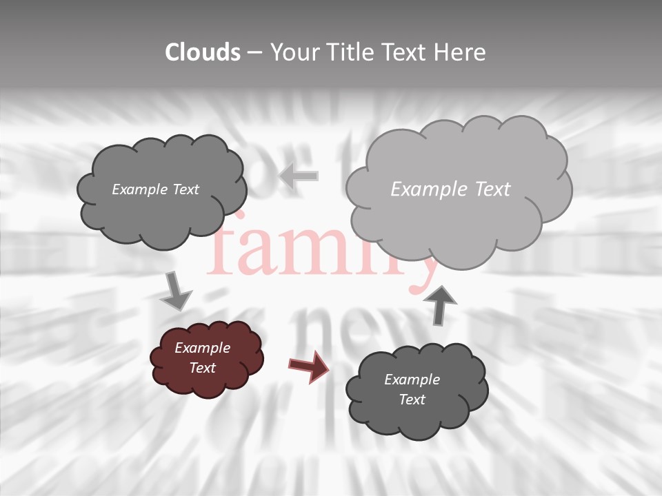 Assistance  White Background PowerPoint Template