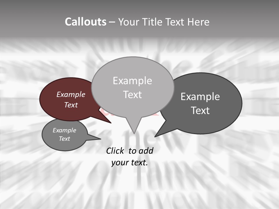 Assistance  White Background PowerPoint Template