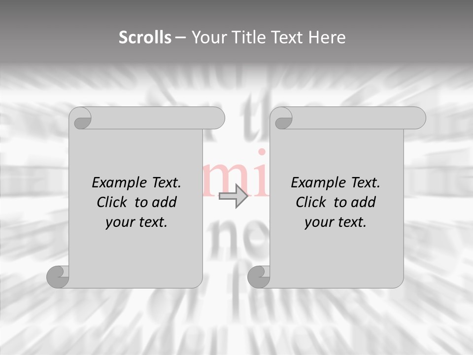 Assistance  White Background PowerPoint Template