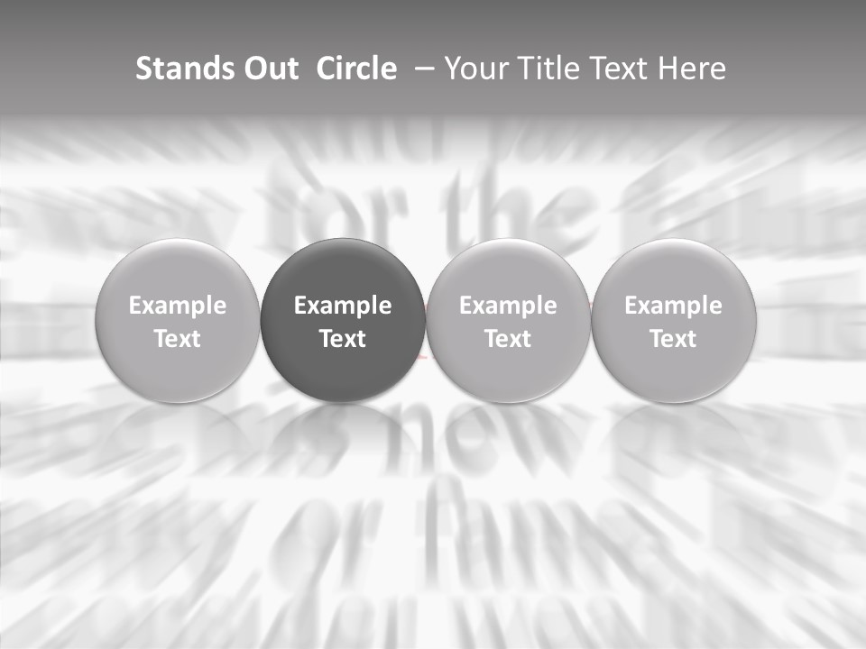 Assistance  White Background PowerPoint Template