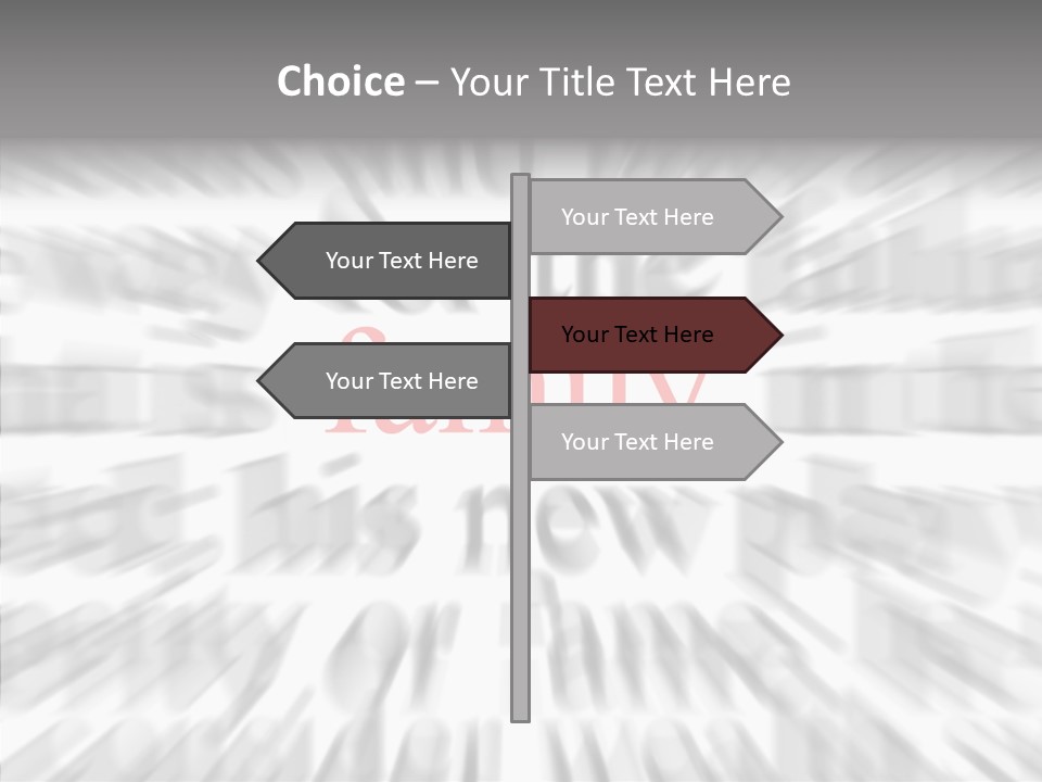 Assistance  White Background PowerPoint Template