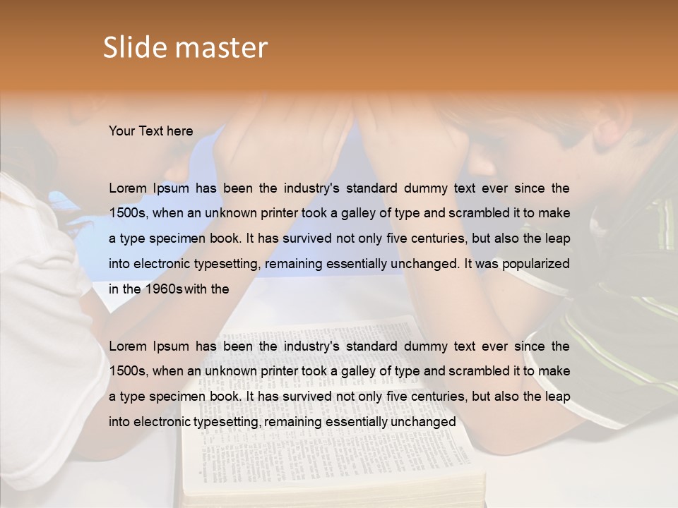 Touching Old Help PowerPoint Template