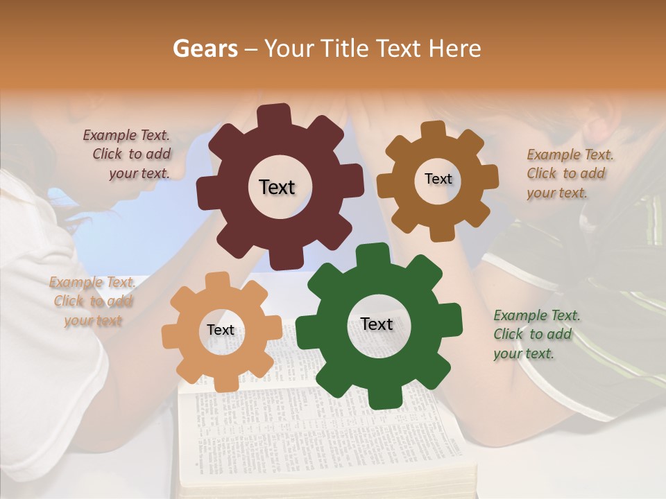 Touching Old Help PowerPoint Template