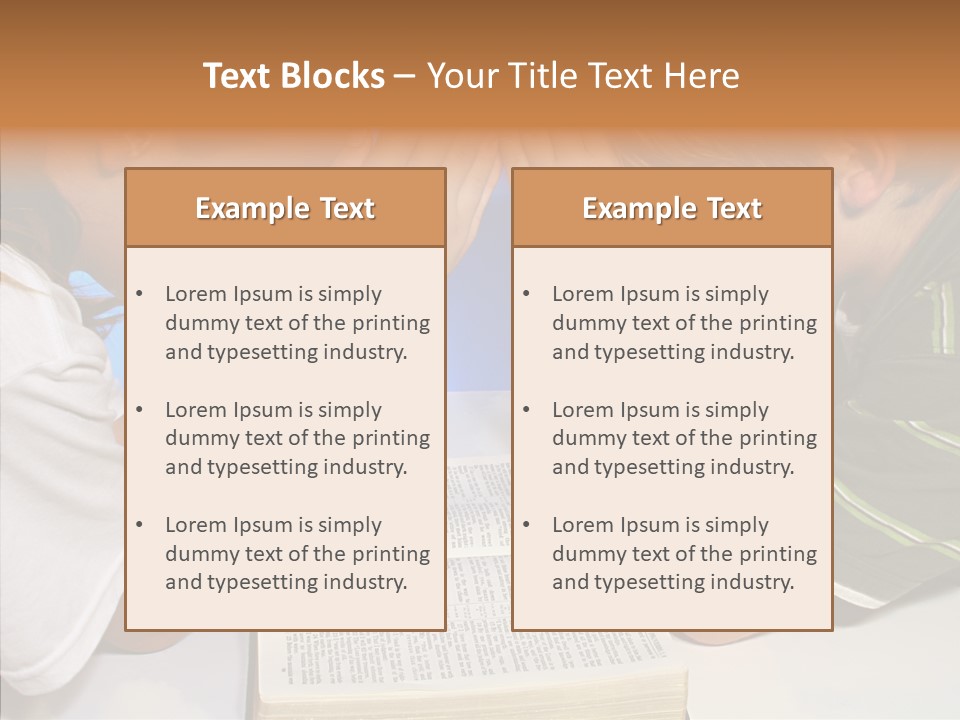 Touching Old Help PowerPoint Template