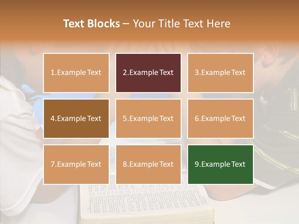 Touching Old Help PowerPoint Template