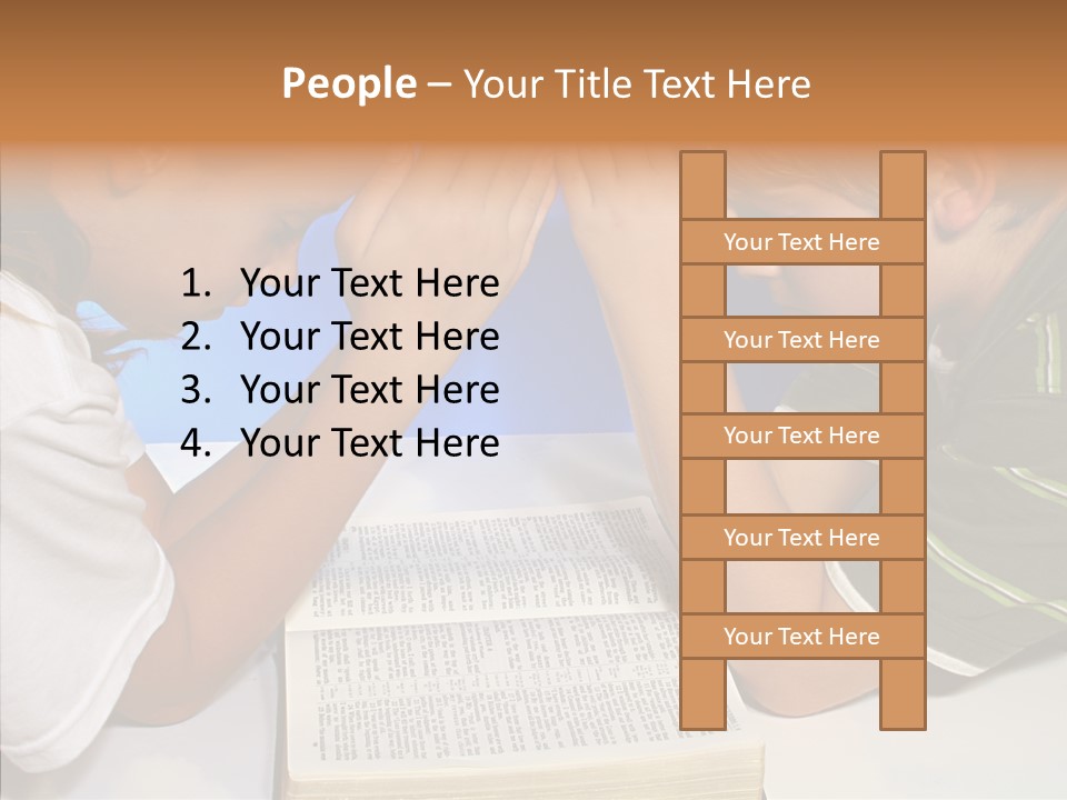Touching Old Help PowerPoint Template