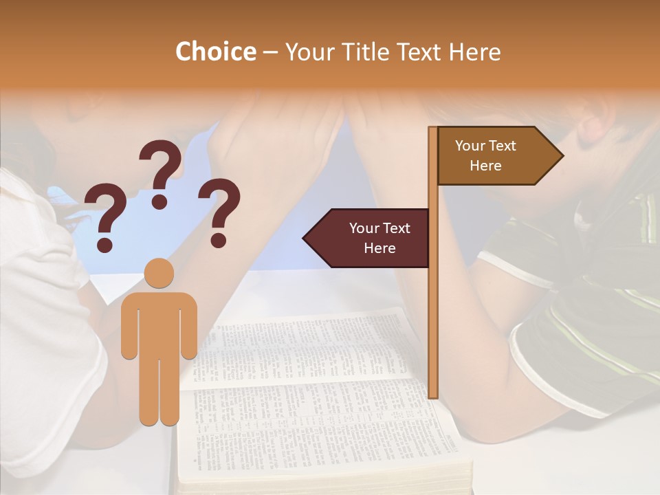 Touching Old Help PowerPoint Template