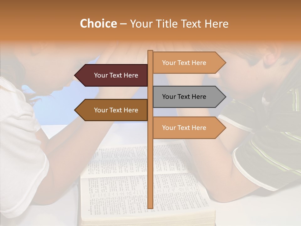 Touching Old Help PowerPoint Template