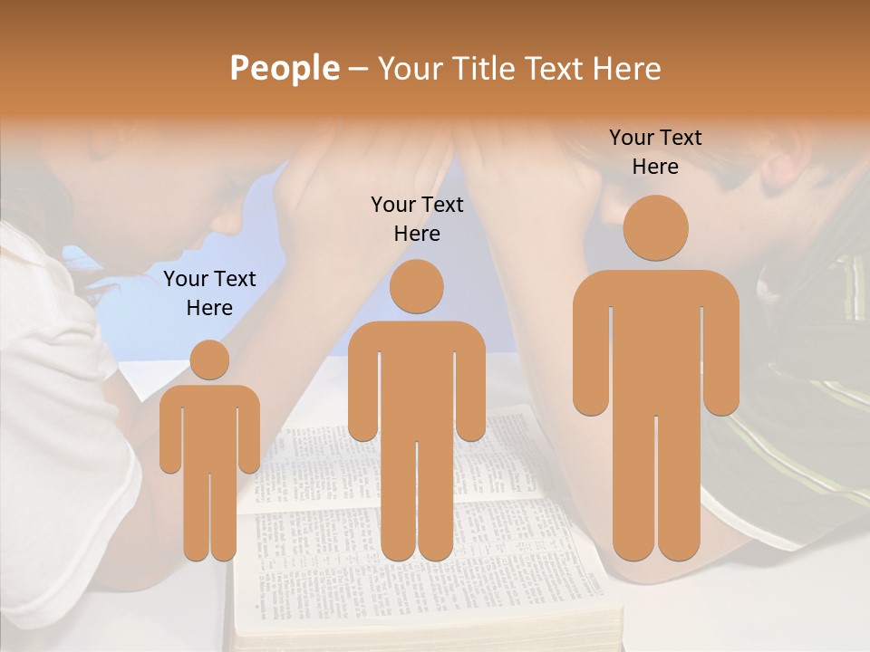 Touching Old Help PowerPoint Template