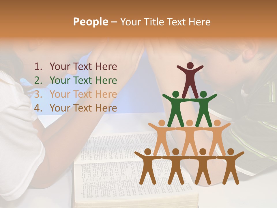 Touching Old Help PowerPoint Template