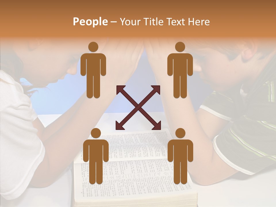 Touching Old Help PowerPoint Template