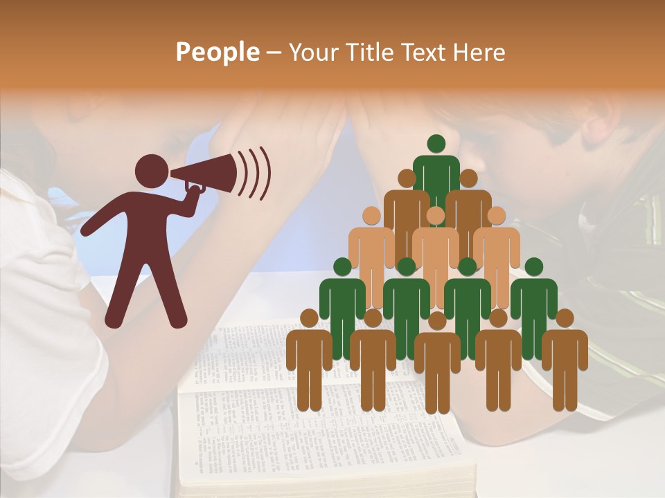 Touching Old Help PowerPoint Template