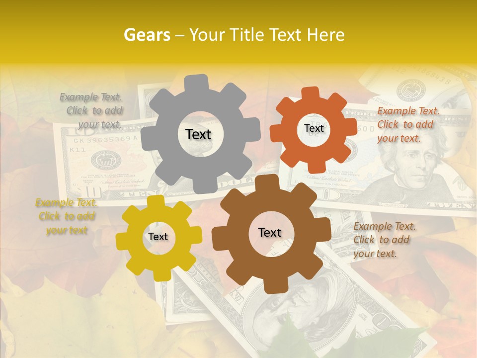 Caregiver  Holding Hands PowerPoint Template