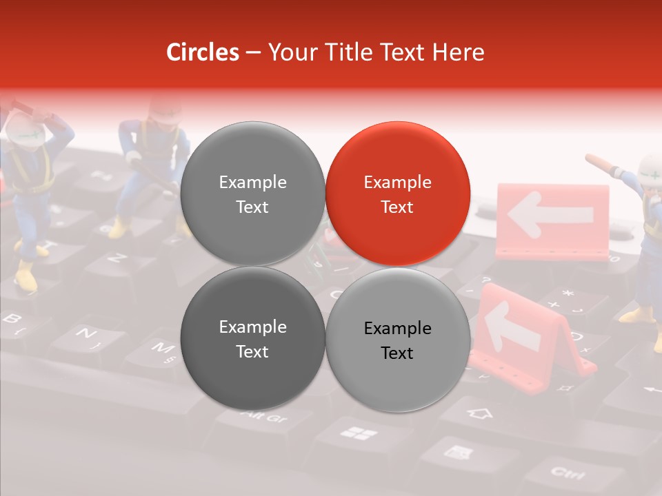 Female Helping Hand Assist PowerPoint Template