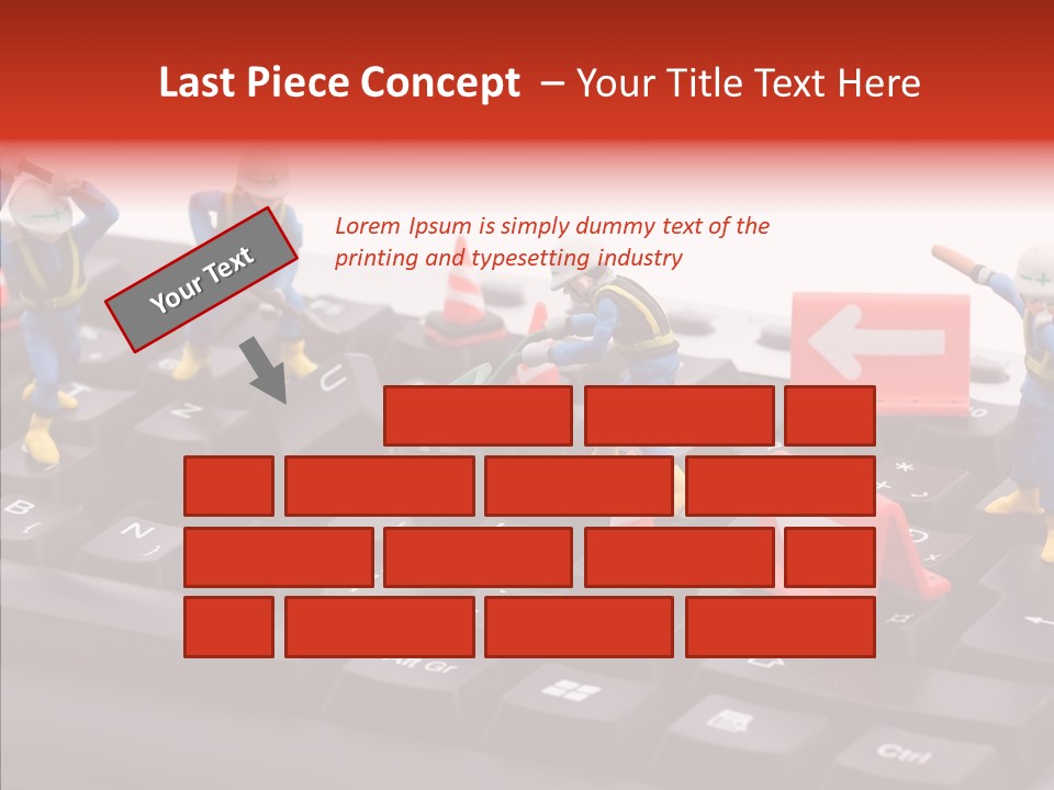 Female Helping Hand Assist PowerPoint Template