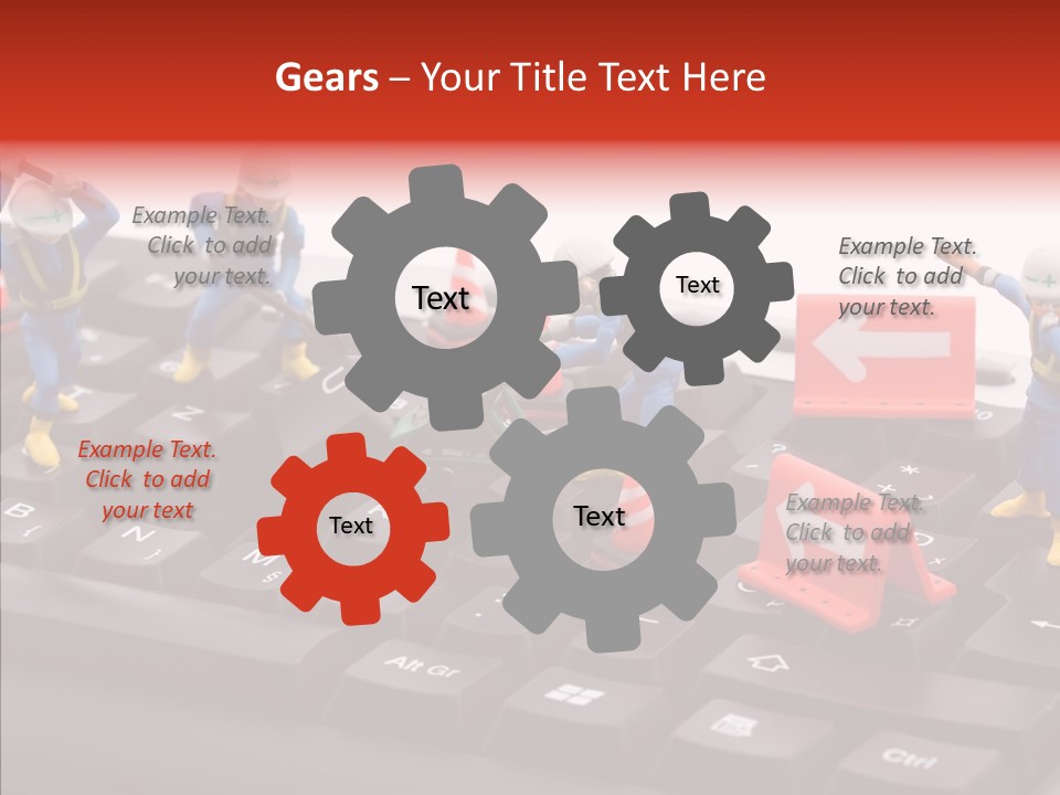 Female Helping Hand Assist PowerPoint Template