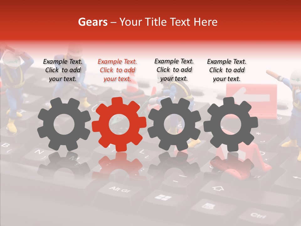 Female Helping Hand Assist PowerPoint Template