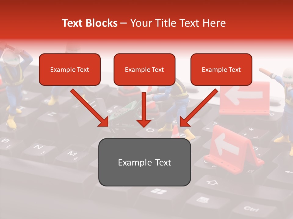 Female Helping Hand Assist PowerPoint Template