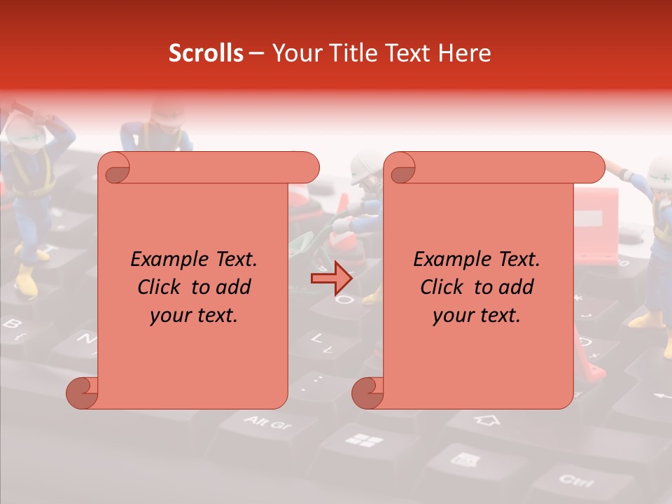 Female Helping Hand Assist PowerPoint Template