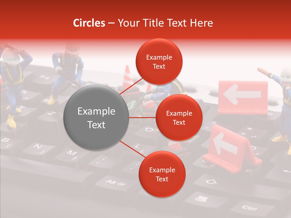 Female Helping Hand Assist PowerPoint Template
