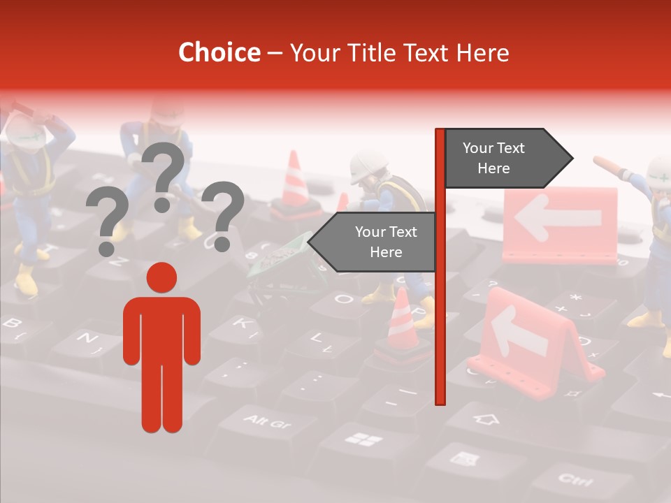 Female Helping Hand Assist PowerPoint Template